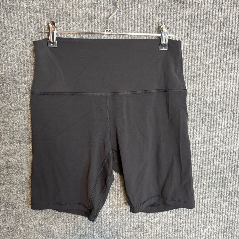 Lululemon Align High-Rise Short 6 Black Nulu Yoga Bike Shorts Size 8